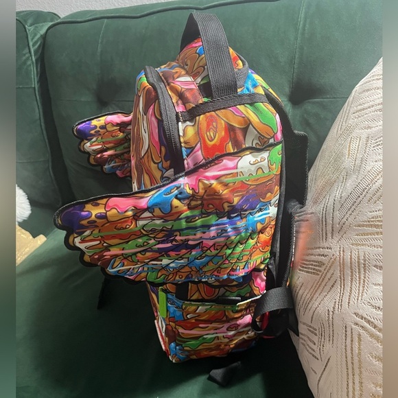 Sprayground Limited Edition Donut Winged Kids Backpack - Picture 9 of 10